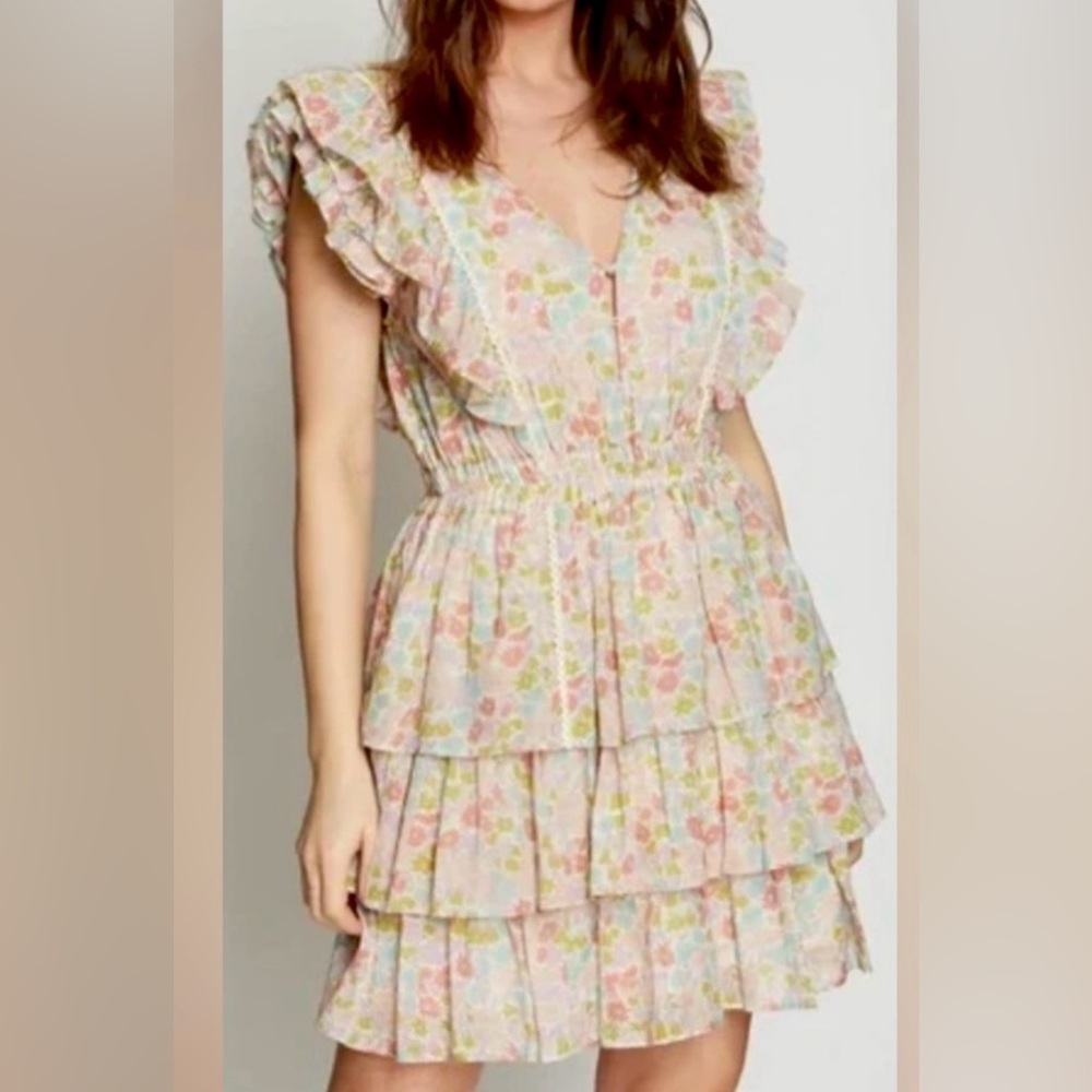 Floral Ruffle Dress - Picture 2 of 8